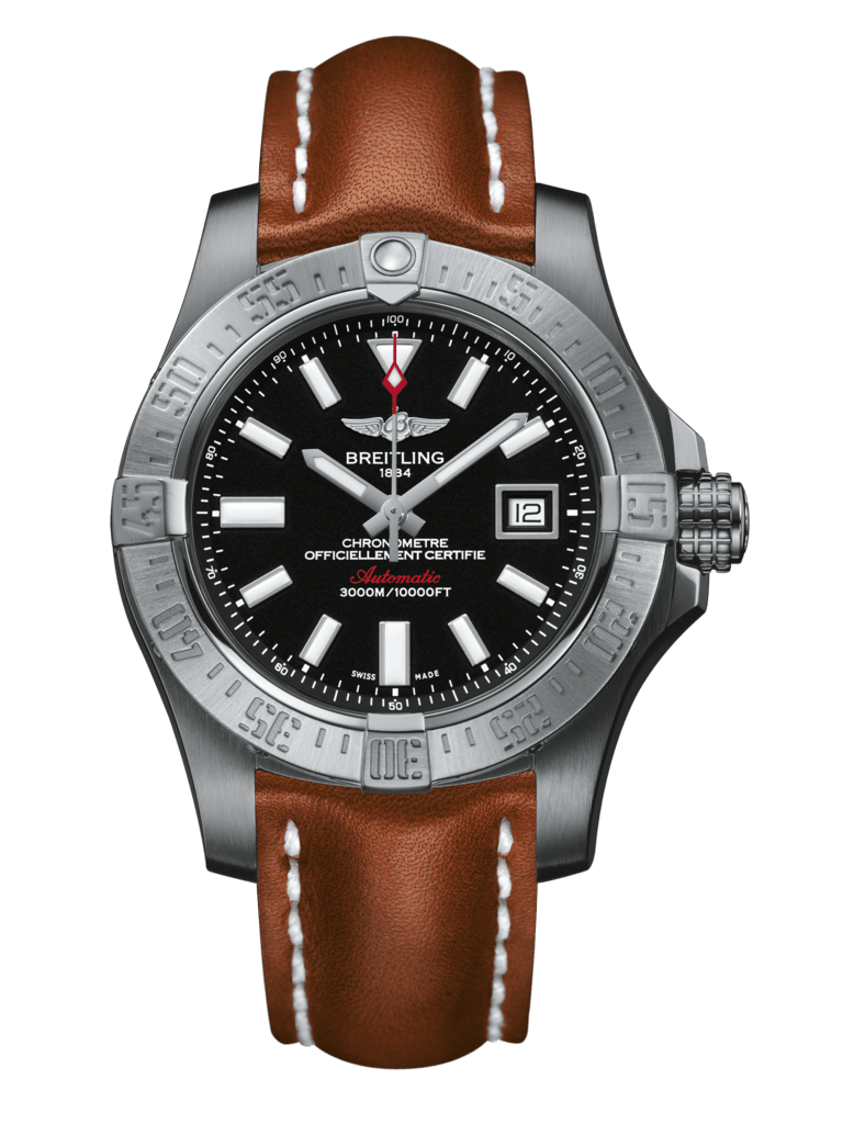 Breitling A1733110/BC30/434X/A20DSA.1 : Avenger II Seawolf Stainless Steel / Volcano Black / Calf / Folding
