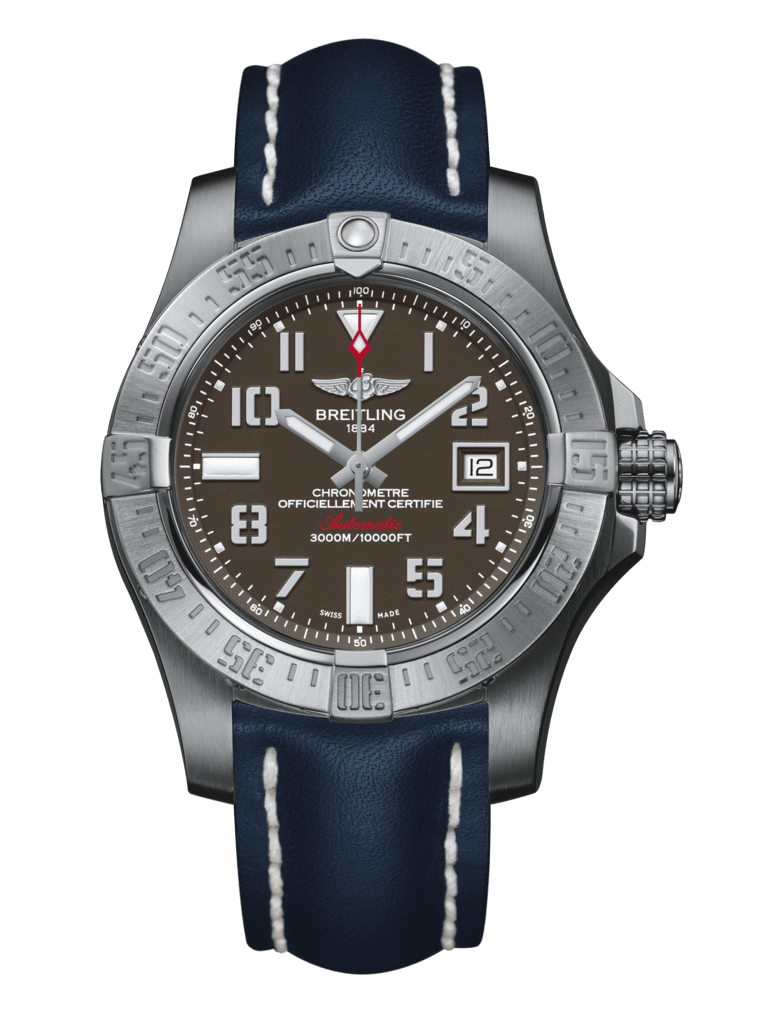 Breitling A1733110/F563/112X/A20DSA.1 : Avenger II Seawolf Stainless Steel / Tungsten Gray / Calf / Folding