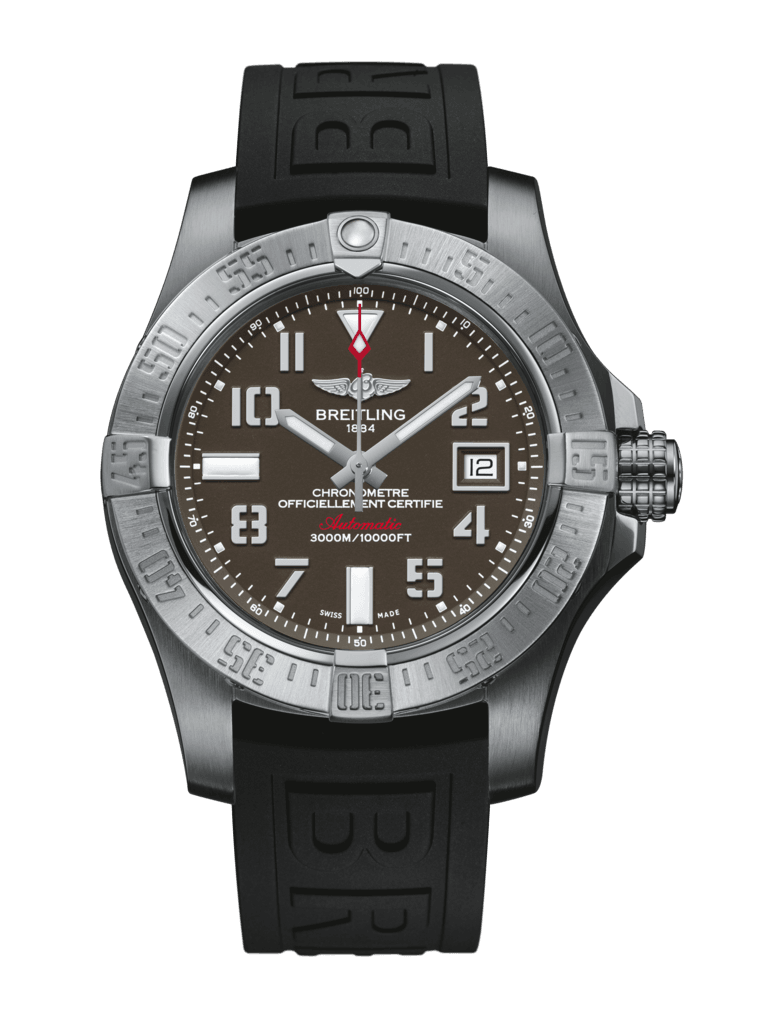 Breitling A1733110/F563/153S/A20DSA.2 : Avenger II Seawolf Stainless Steel / Tungsten Gray / Rubber / Folding