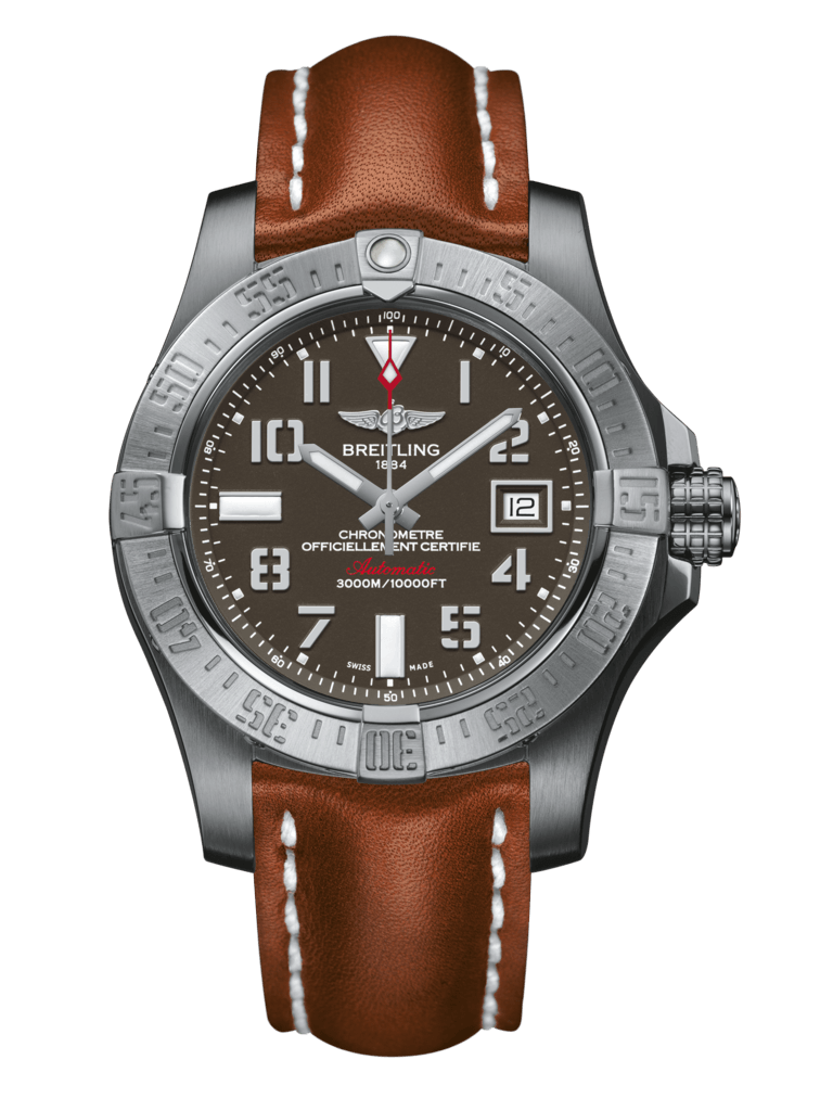 Breitling A1733110/F563/434X/A20DSA.1 : Avenger II Seawolf Stainless Steel / Tungsten Gray / Calf / Folding