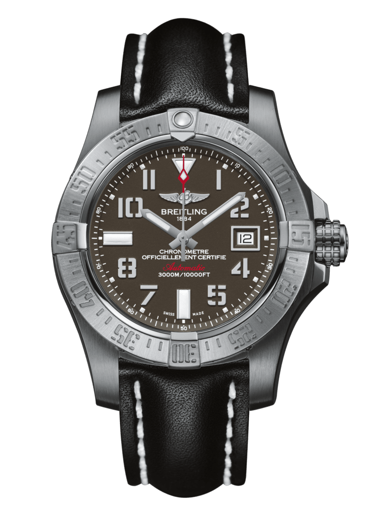 Breitling A1733110/F563/436X/A20DSA.1 : Avenger II Seawolf Stainless Steel / Tungsten Gray / Calf / Folding
