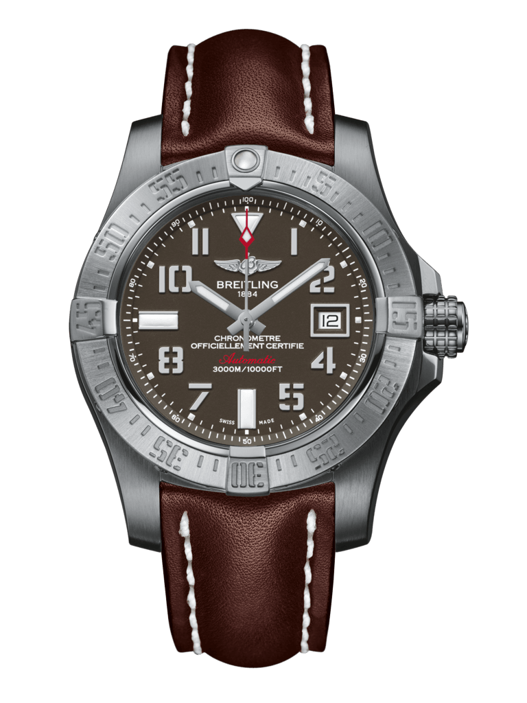 Breitling A1733110/F563/438X/A20DSA.1 : Avenger II Seawolf Stainless Steel / Tungsten Gray / Calf / Folding