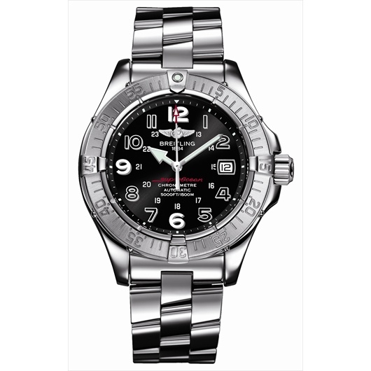 Breitling A1736006.B909 : Superocean Arrow Hand / Black / Bracelet
