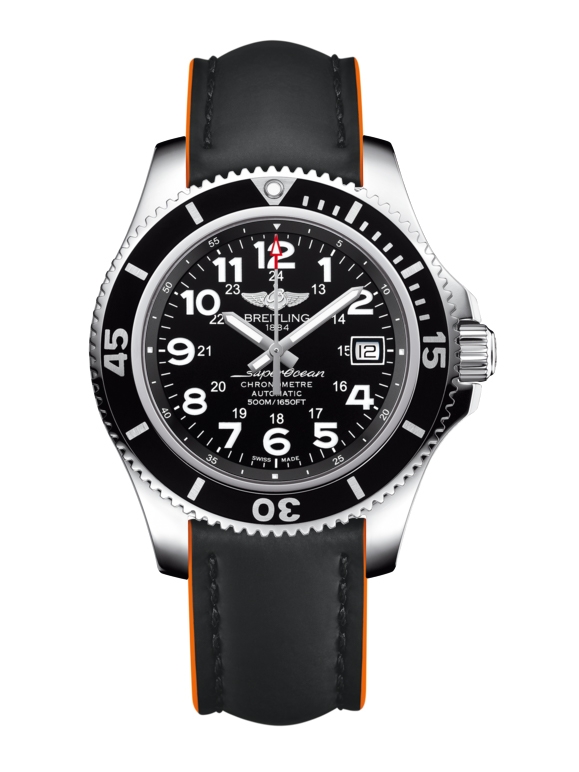 Breitling A17365C9.BD67.244X : Superocean II 42 Stainless Steel / Volcano Black / Rubber