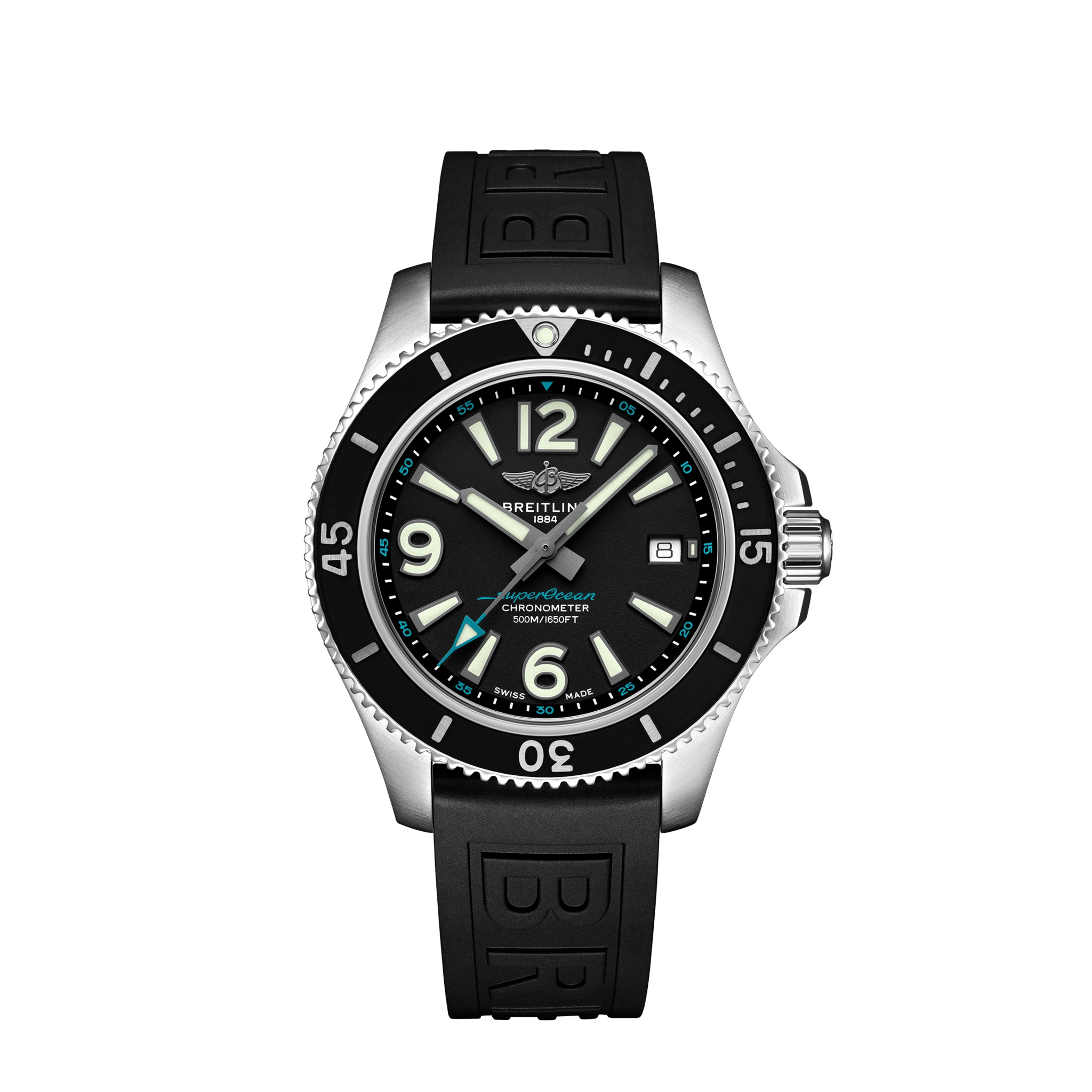 Breitling A173666A1B1S1 : Superocean 42 Stainless Steel / Black - Premiers de Cordée