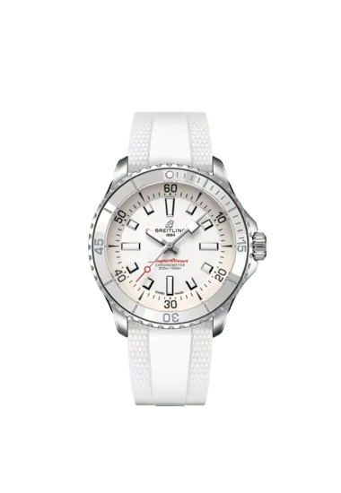 Breitling A17375A71A1S1 : SuperOcean Automatic 42 Stainless Steel / White / Japan