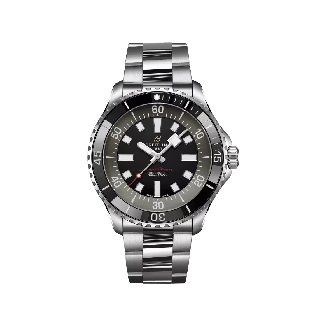 Breitling A173765A1B1A1 : SuperOcean Automatic 44 Stainless Steel / Black / Bracelet / UK