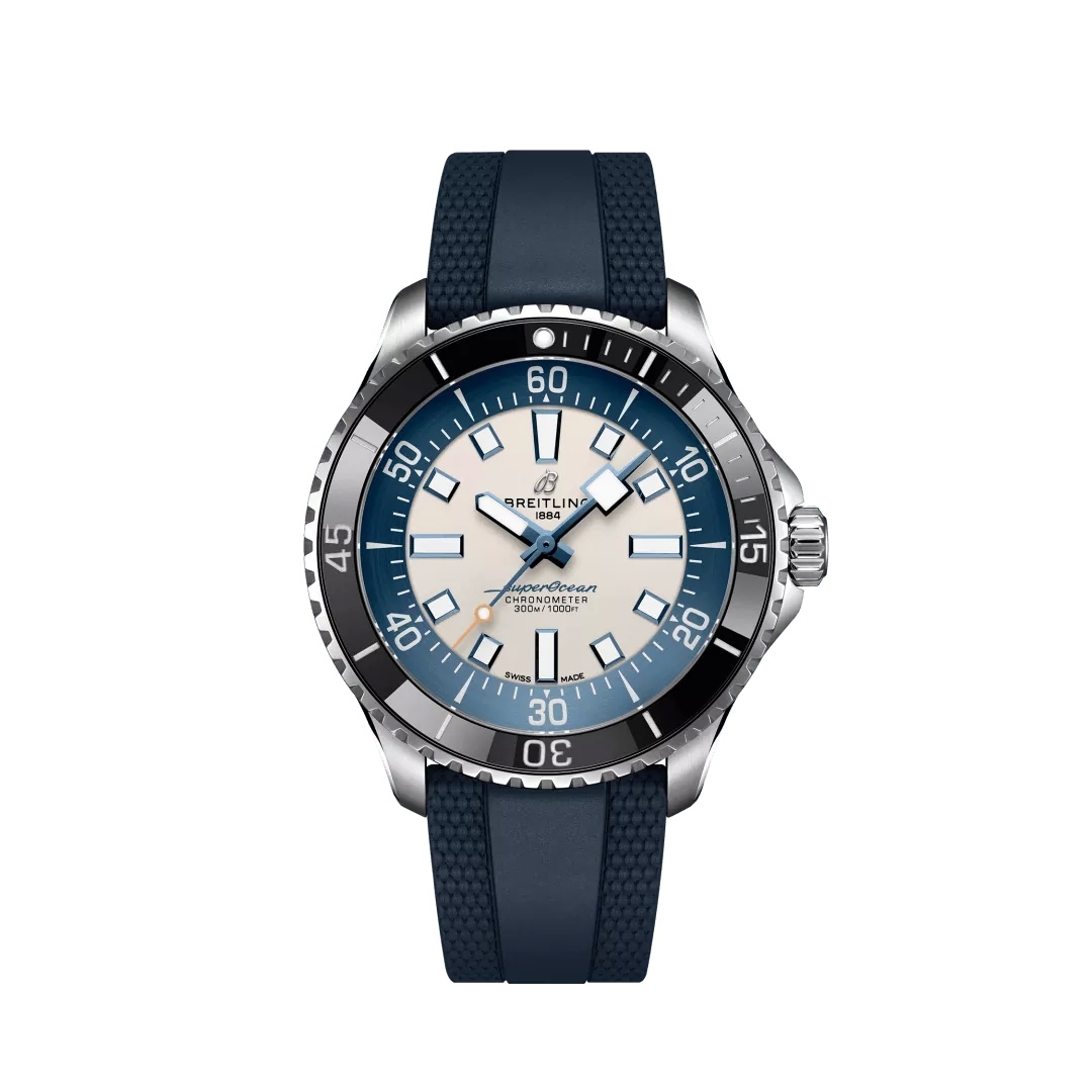 Breitling A173766A1A1S1 : SuperOcean Automatic 44 Stainless Steel / White - Blue / Greece