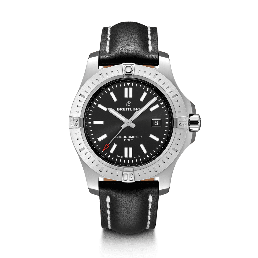 Breitling A17388101B1X2 : Chronomat Colt 44 Automatic Black / Calf / Folding