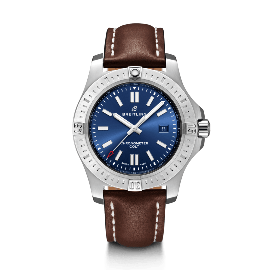 Breitling A17388101C1X4 : Chronomat Colt 44 Automatic Blue / Calf / Folding