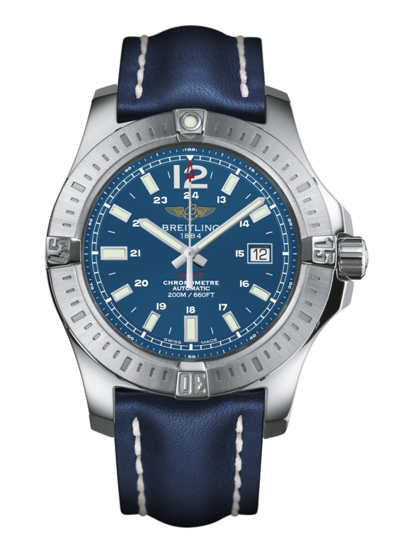 Breitling A1738811.C906.105X : Colt 44 Automatic Mariner Blue / Calf