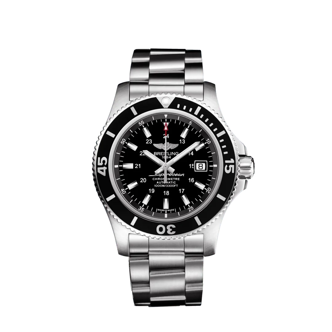 Breitling A17392D7/BG84/161A : Superocean II 44 Stainless Steel / Black / Japan Special Edition