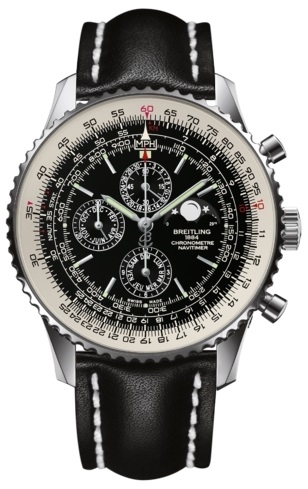 Breitling A1938021/BD20/441X/A20BA.1 : Navitimer 1461 48 Stainless Steel / Black / Calf / Pin