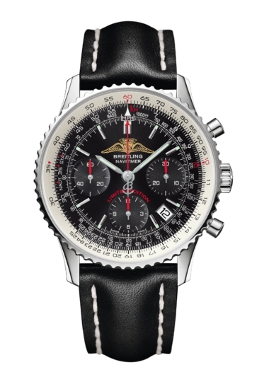 Breitling A233225U/BD70/435X/A20BA.1 : Navitimer 01 43 Stainless Steel / Black / Calf / Pin / AOPA