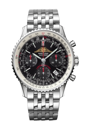 Breitling A233225U/BD70/442A : Navitimer 01 43 Stainless Steel / Black / Bracelet / AOPA