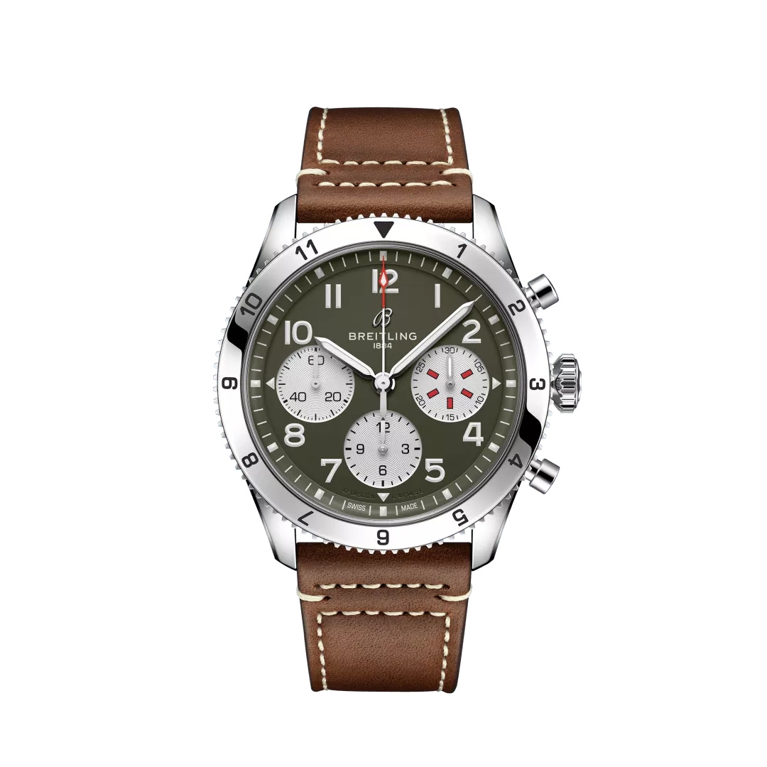 Breitling A233802A1L1X1 : Classic AVI Chronograph Curtiss Warhawk