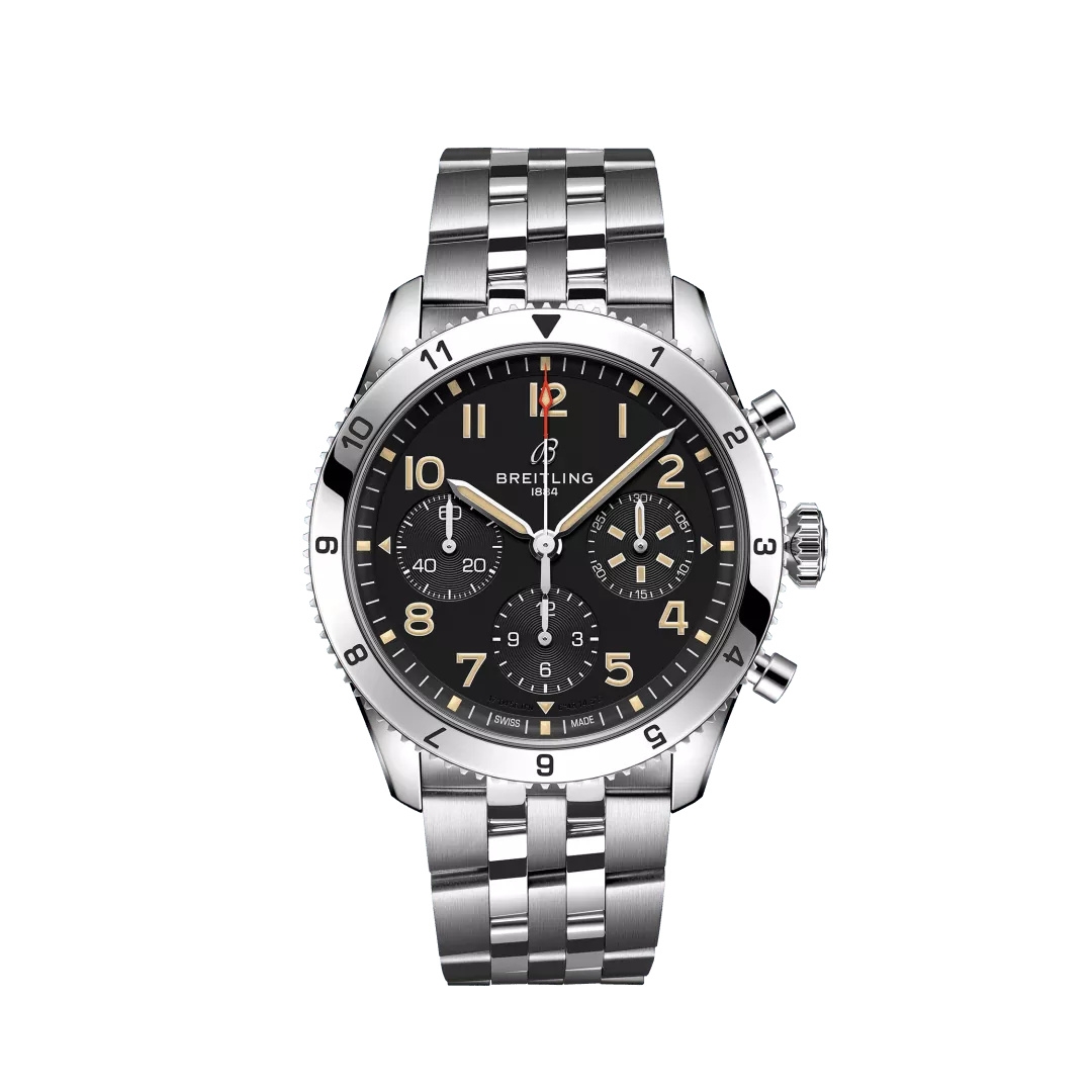 Breitling A233803A1B1A1 : Classic AVI Chronograph P-51 Mustang / Bracelet