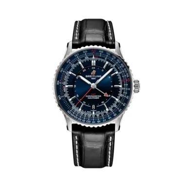 Breitling A323103A1C1P1 : Navitimer GMT 41 Automatic Stainless Steel / Blue / Samurai Japan