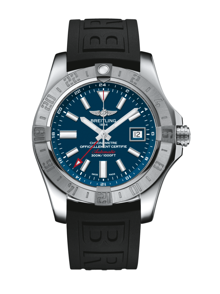 Breitling A3239011/C872/152S/A20S.1 : Avenger II GMT Stainless Steel / Mariner Blue / Rubber / Pin