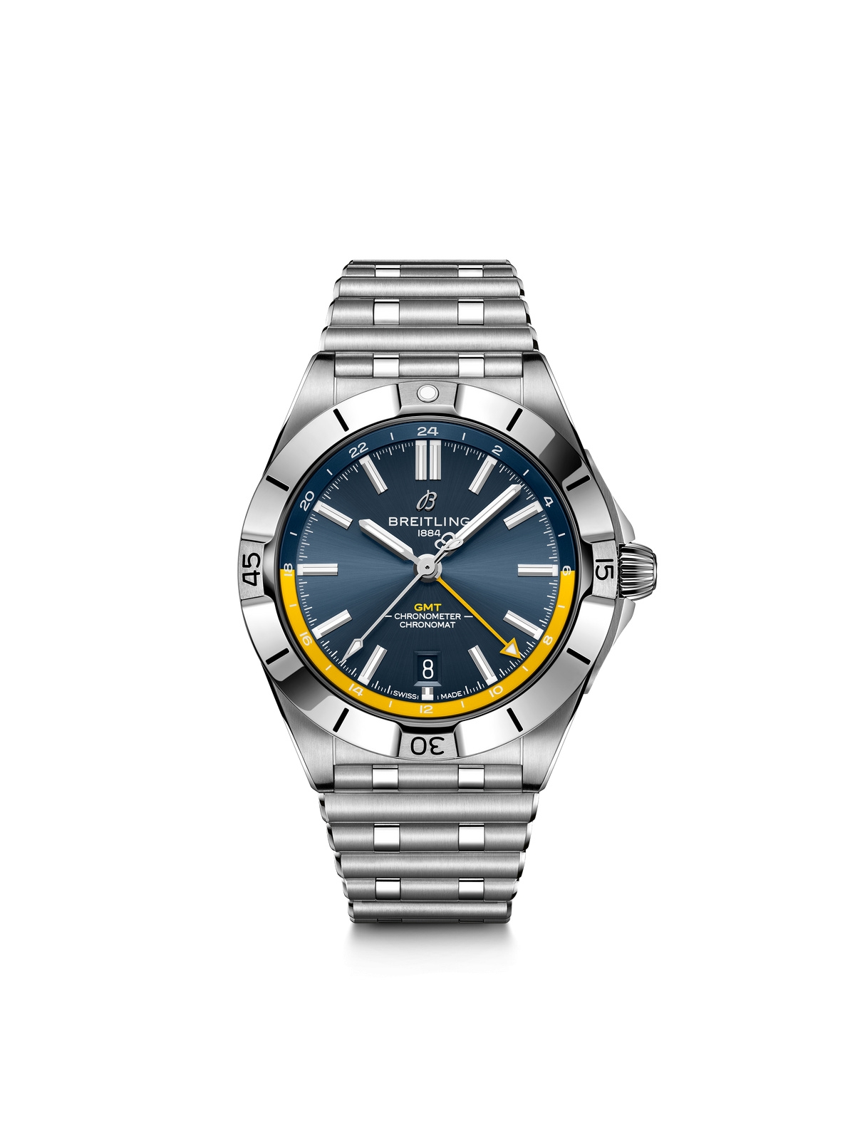Breitling A323981A1C1A1 : Chronomat 40 GMT Stainless Steel / Blue / China