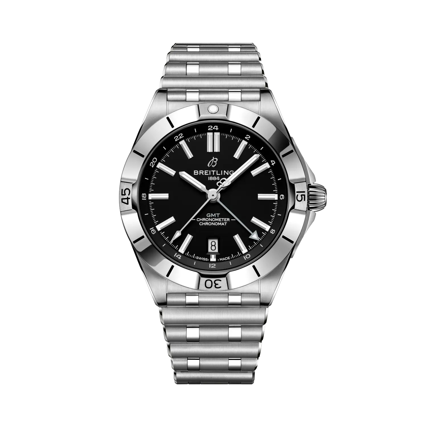 Breitling A32398B91B1A1 : Breitling Chronomat Automatic GMT 40 NFL Las Vegas Raiders Edition
