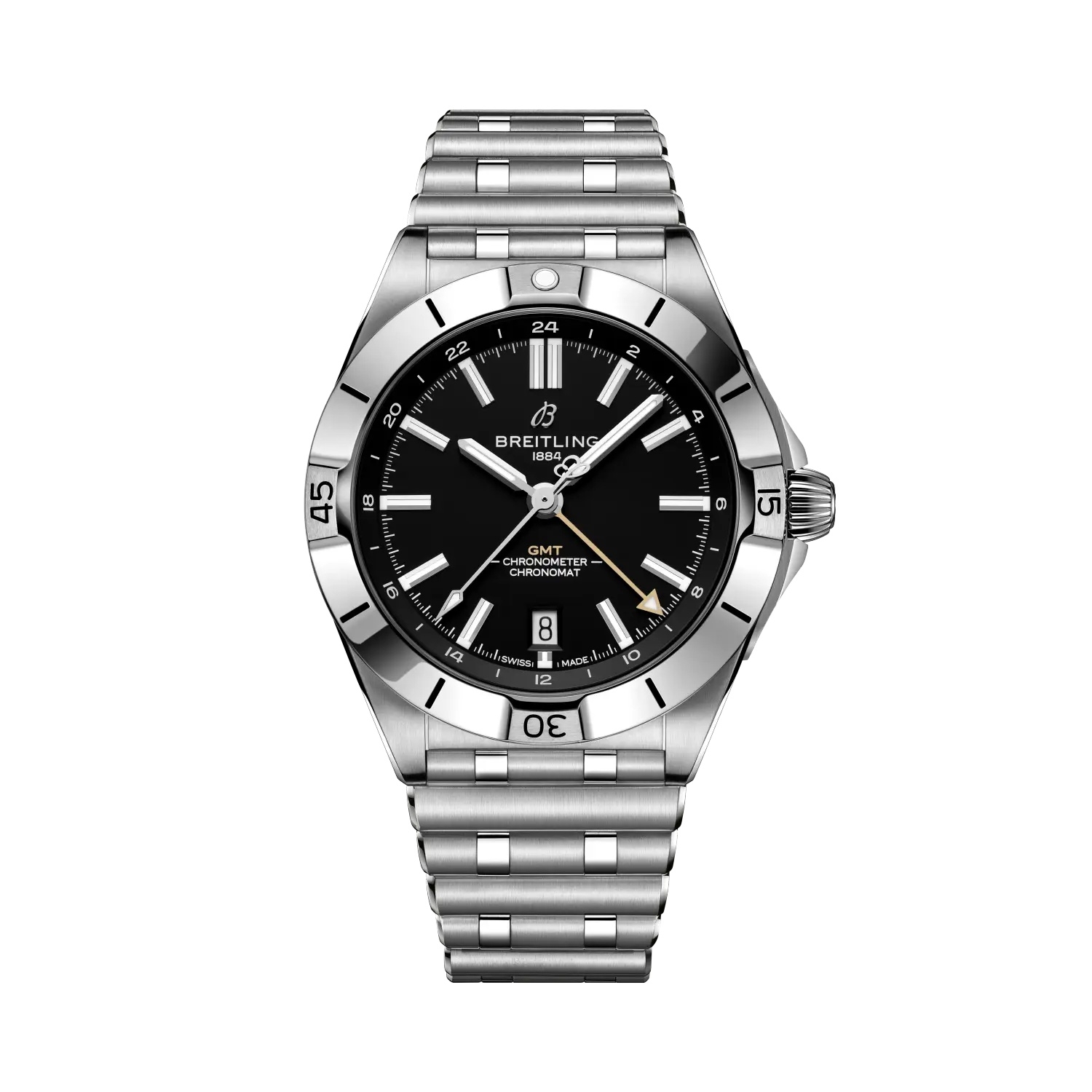 Breitling A32398D11B1A1 : Breitling Chronomat Automatic GMT 40 NFL New Orleans Saints Edition