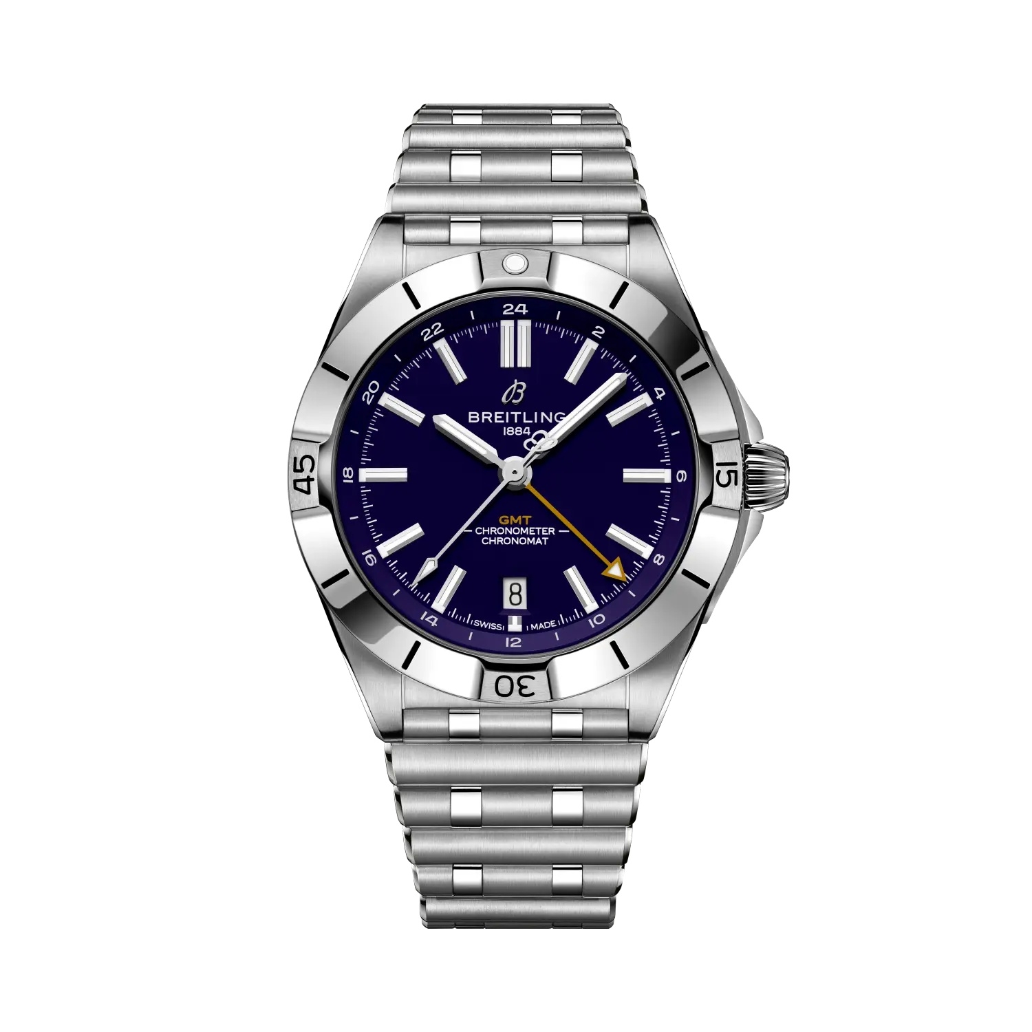 Breitling A32398D31Q1A1 : Breitling Chronomat Automatic GMT 40 NFL Baltimore Ravens Edition