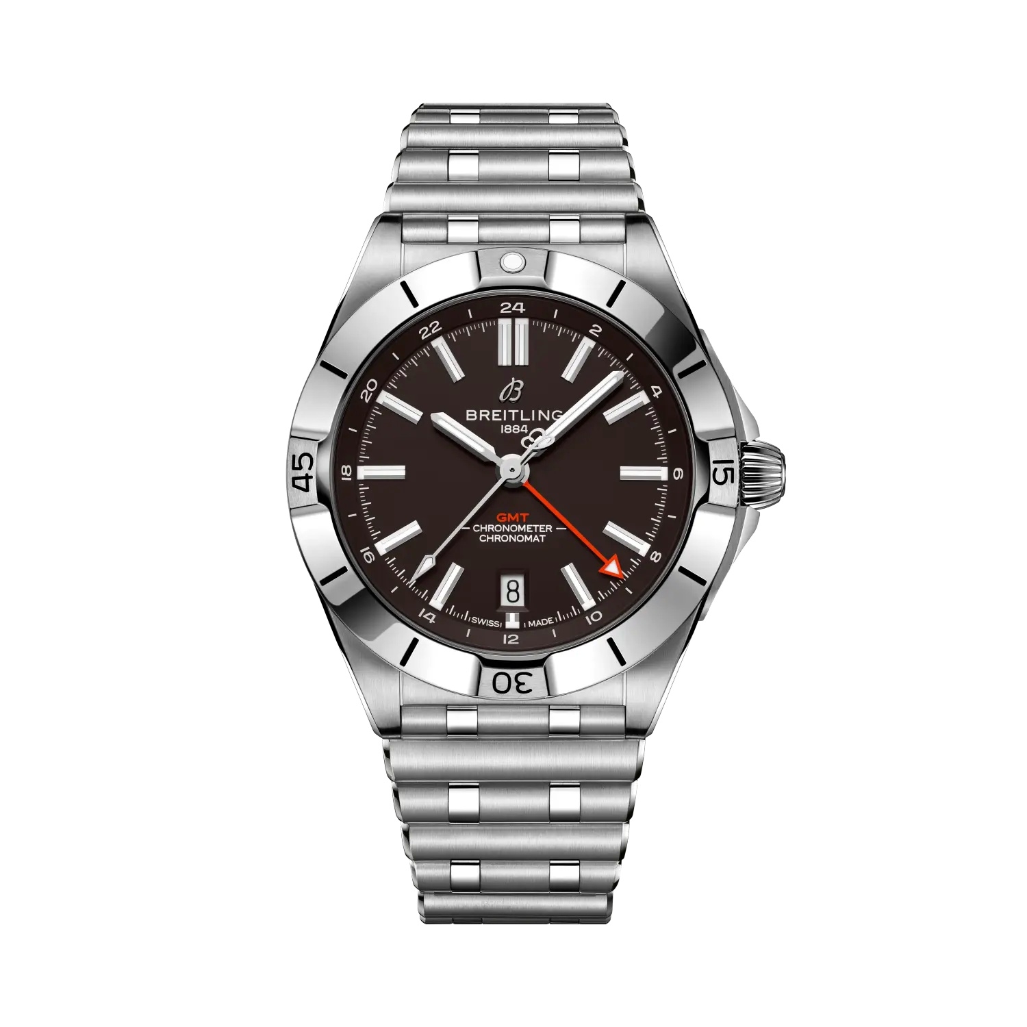 Breitling A32398E21B1A1 : Breitling Chronomat Automatic GMT 40 NFL Cleveland Browns Edition