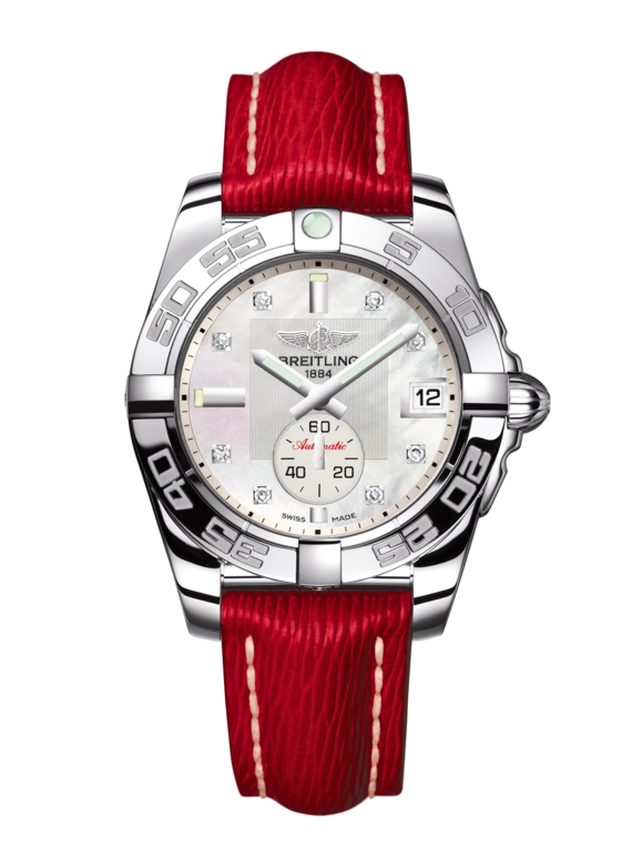 Breitling A3733012/A717/214X/A16BA.1 : Galactic 36 Automatic Stainless Steel / Pearl Diamond / Sahara