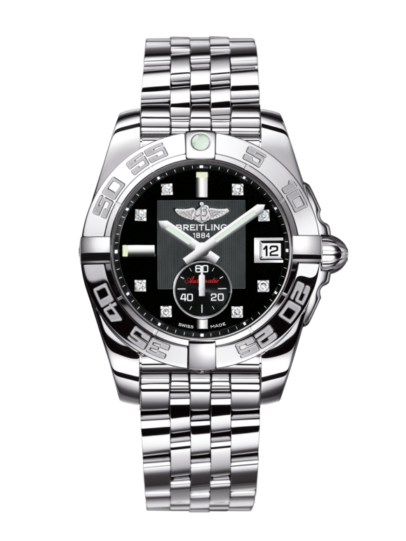Breitling A3733012/BD02/376A : Galactic 36 Automatic Stainless Steel / Volcano Black Diamond / Bracelet
