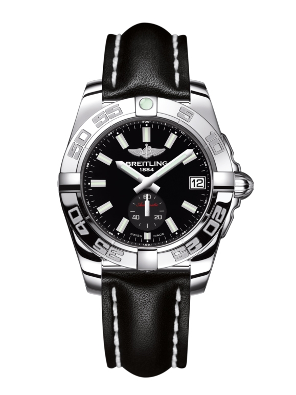 Breitling A3733012/BE77/414X/A16BA.1 : Galactic 36 Automatic Stainless Steel / Onyx Black / Calf