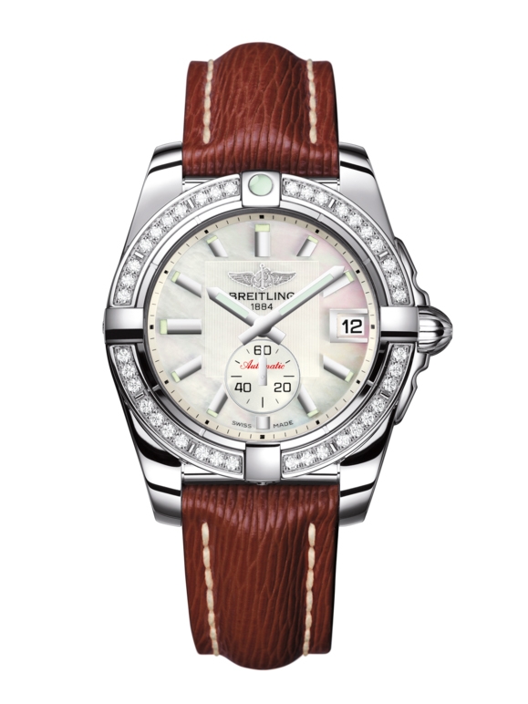 Breitling A3733053/A716/216X/A16BA.1 : Galactic 36 Automatic Stainless Steel / Diamond / Pearl / Sahara