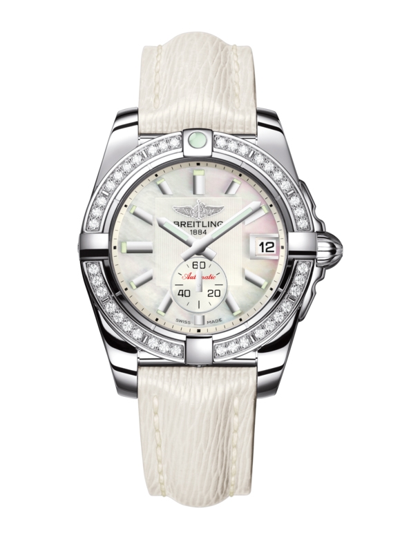 Breitling A3733053/A716/236X/A16BA.1 : Galactic 36 Automatic Stainless Steel / Diamond / Pearl / Sahara