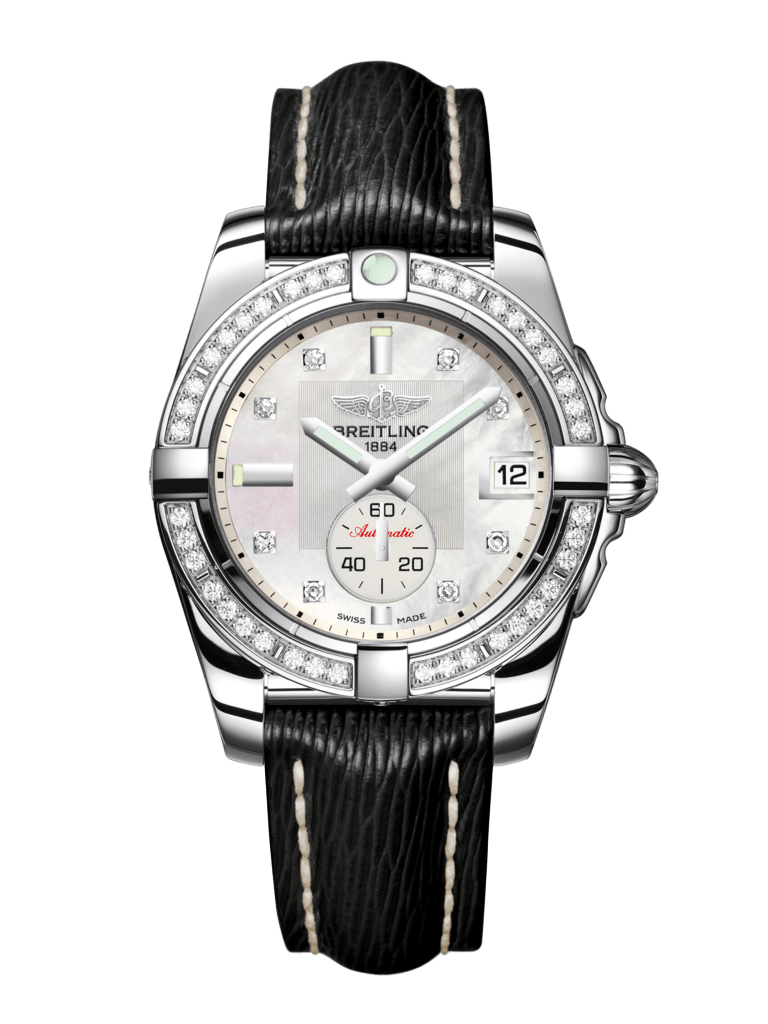 Breitling A3733053/A717/213X/A16BA.1 : Galactic 36 Automatic Stainless Steel / Diamond / Pearl Diamond / Sahara
