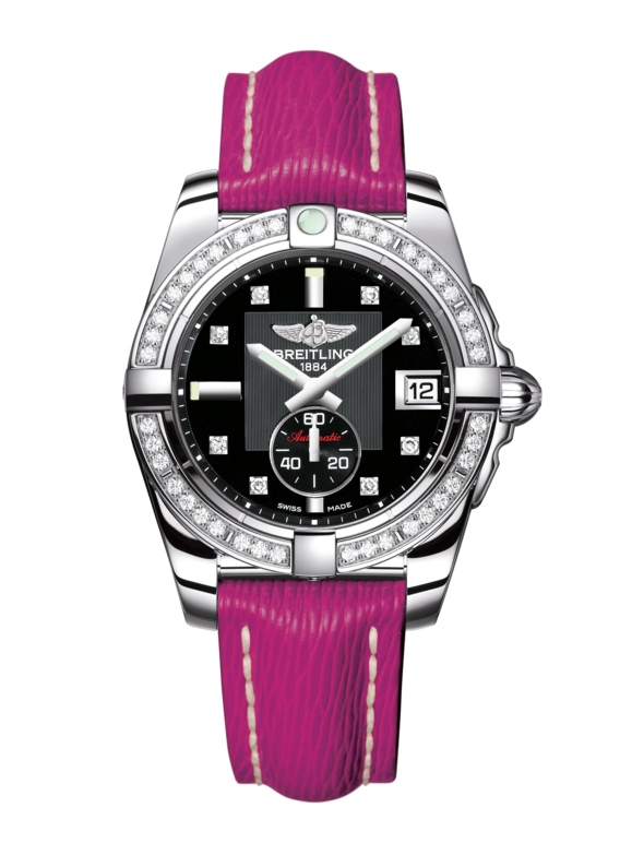 Breitling A3733053/BD02/242X/A16BA.1 : Galactic 36 Automatic Stainless Steel / Diamond / Volcano Black Diamond / Sahara