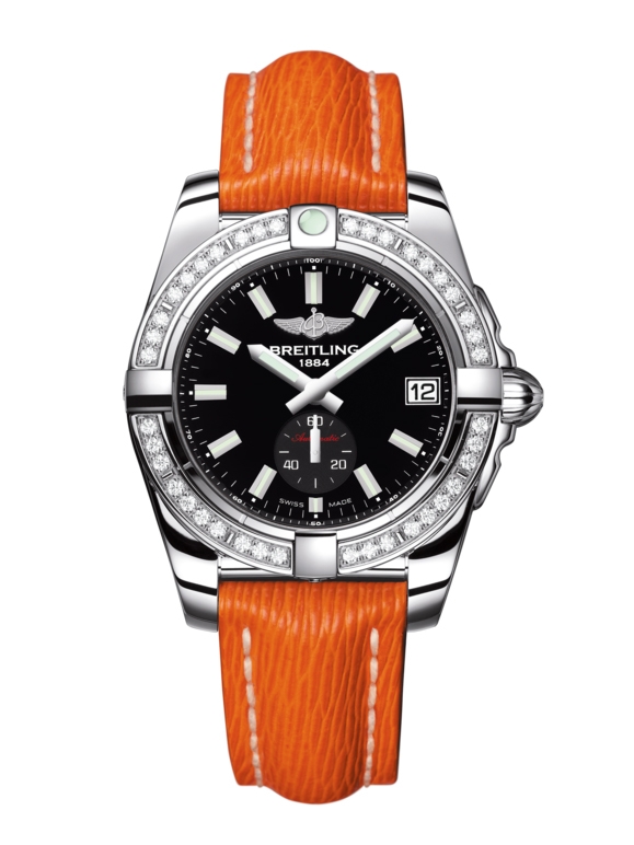 Breitling A3733053/BE77/217X/A16BA.1 : Galactic 36 Automatic Stainless Steel / Diamond / Onyx Black / Sahara