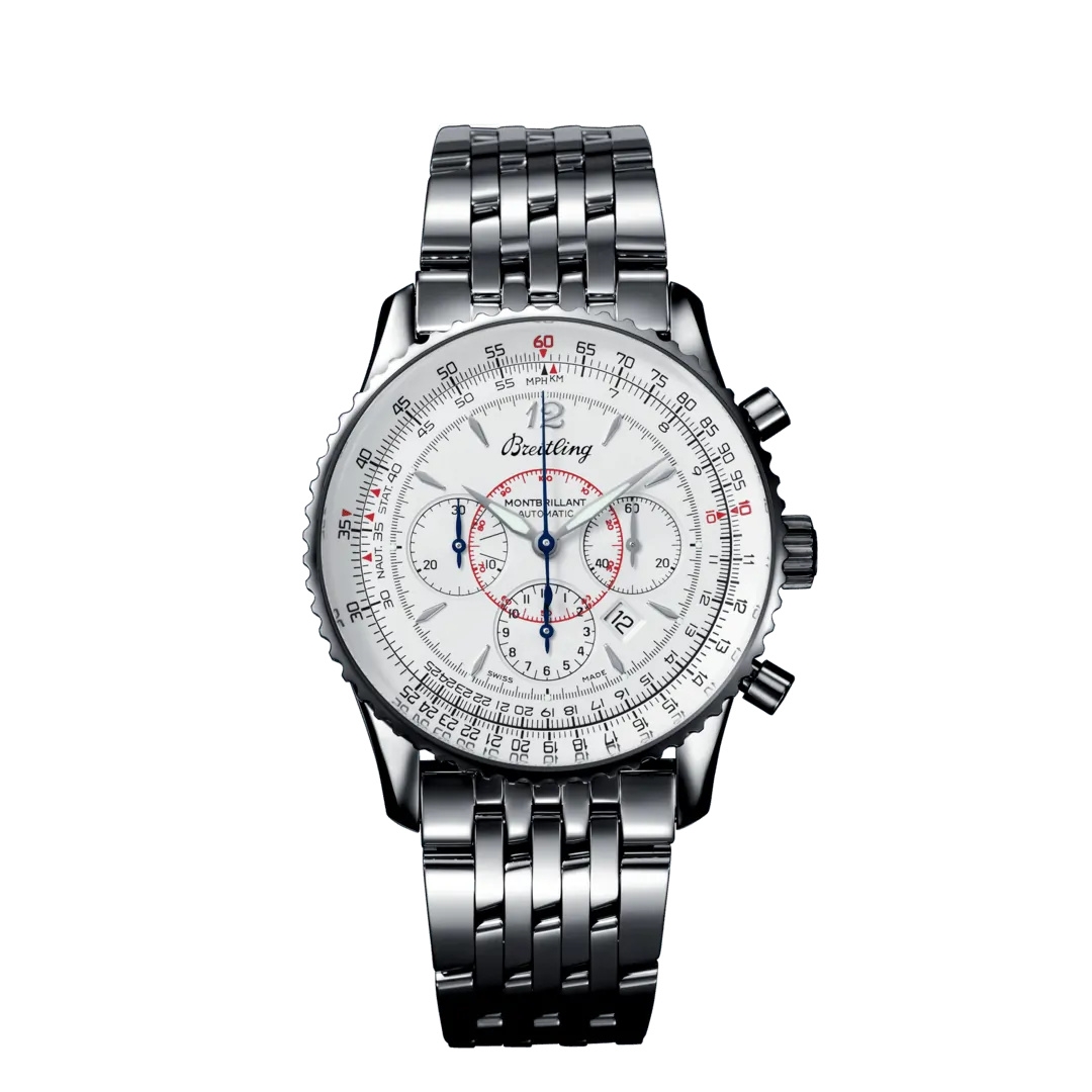 Breitling A4137012/G789/223A : Montbillant 38 Stainless Steel / White / Japan Special Edition