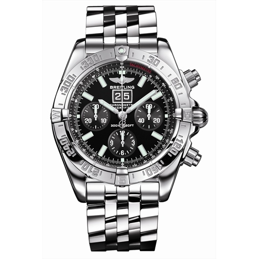 Breitling A4435910/B811 : Chronomat Blackbird Big Date Brushed / Black