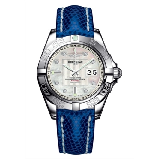 Breitling A49350L2.A702.143Z : Galactic 41 Stainless Steel / Pearl Diamond /Teju