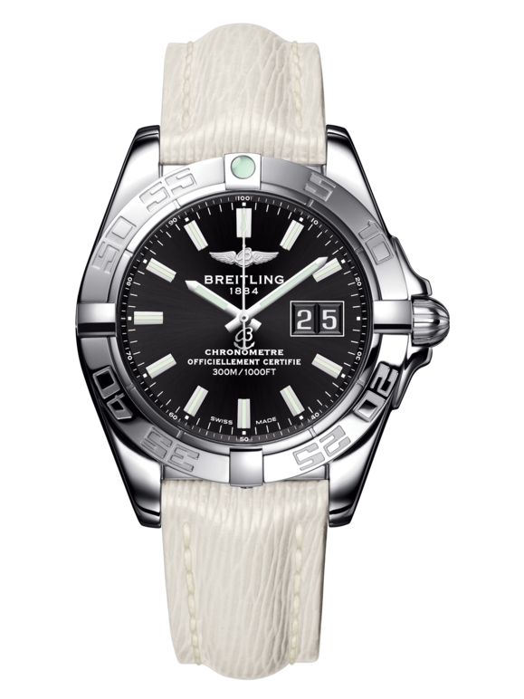 Breitling A49350L2.BE58.237X : Galactic 41 Stainless Steel / Onyx Black / Sahara