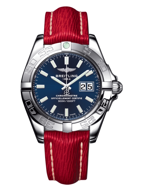 Breitling A49350L2.C929.219X : Galactic 41 Stainless Steel / Horizon Blue / Sahara