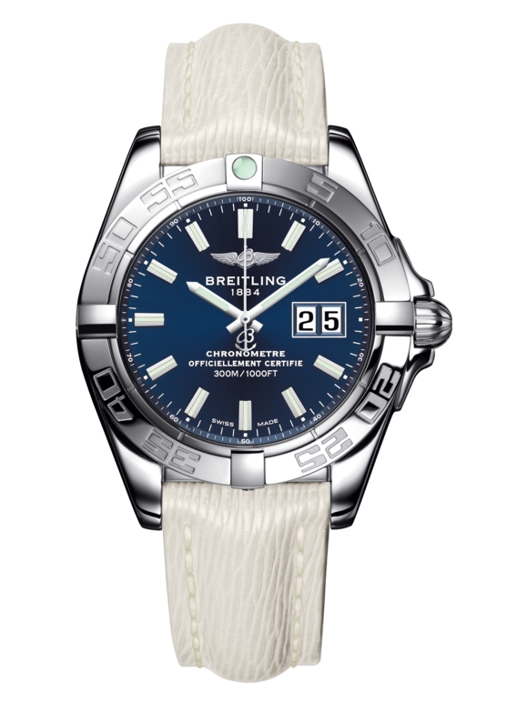 Breitling A49350L2.C929.237X : Galactic 41 Stainless Steel / Horizon Blue / Sahara