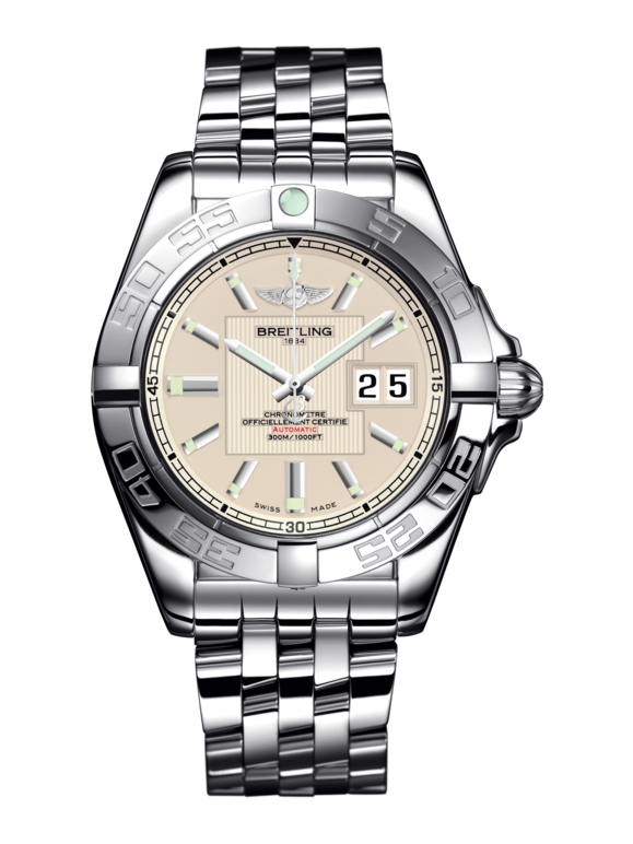 Breitling A49350L2.G699.366A : Galactic 41 Stainless Steel / Sierra Silver / Bracelet