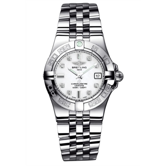 Breitling A71340L2.A713.368A : Galactic 30 White / Diamond / Bracelet