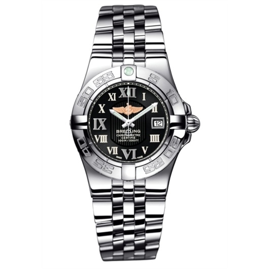 Breitling A71340L2.B950.368A : Galactic 30 Black / Roman / Bracelet