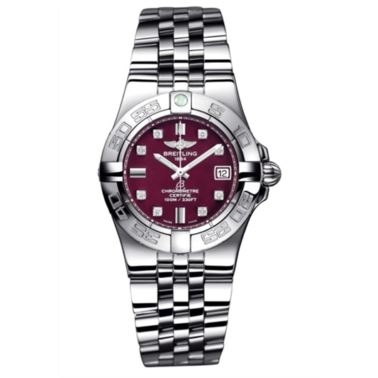 Breitling A71340L2.K525.368A : Galactic 30 Red / Diamond / Bracelet