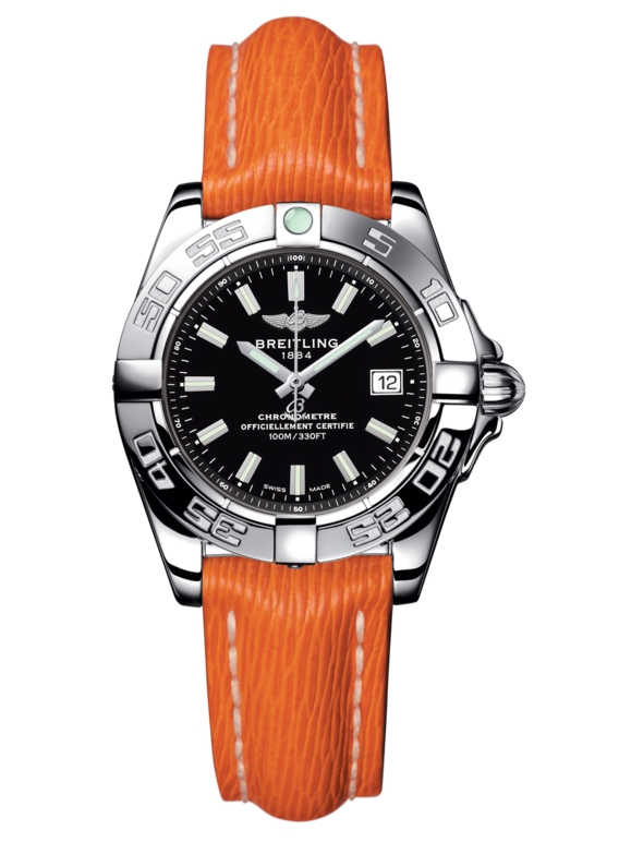 Breitling A71356L2.BE76.212X : Galactic 32 Stainless Steel / Onyx Black / Sahara