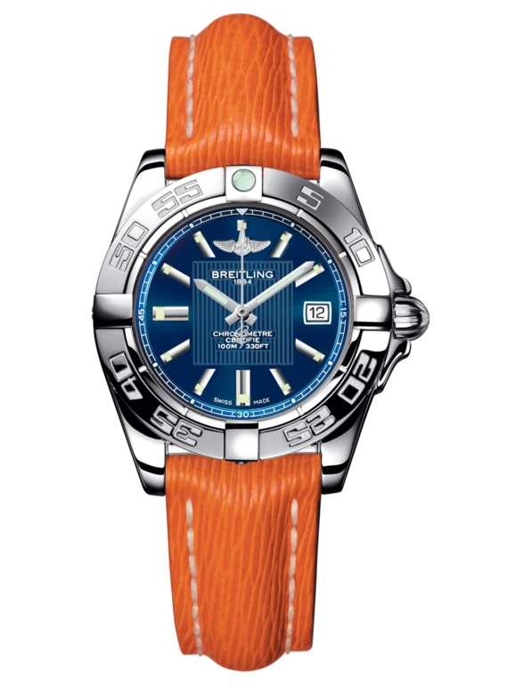 Breitling A71356L2.C811.212X : Galactic 32 Stainless Steel / Metallica Blue / Sahara