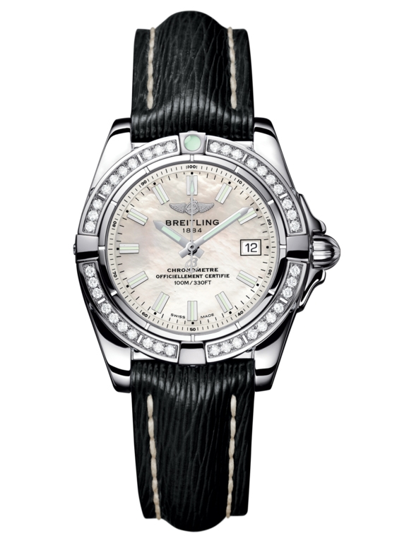 Breitling A71356LA.A787.208X : Galactic 32 Stainless Steel / Diamond / Pearl / Sahara