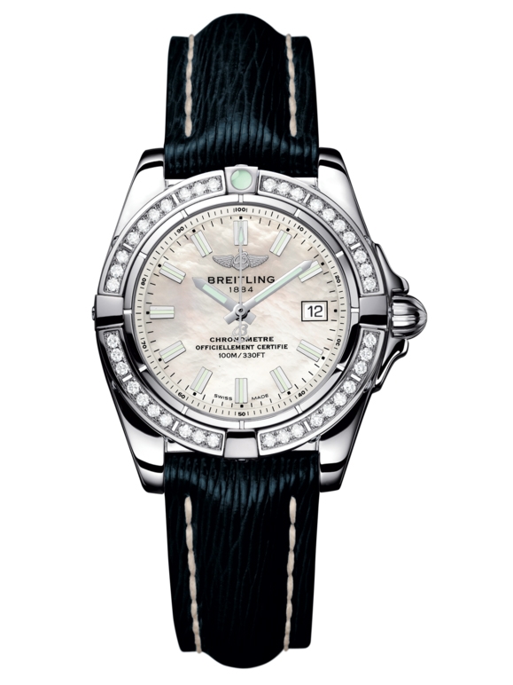 Breitling A71356LA.A787.210X : Galactic 32 Stainless Steel / Diamond / Pearl / Sahara